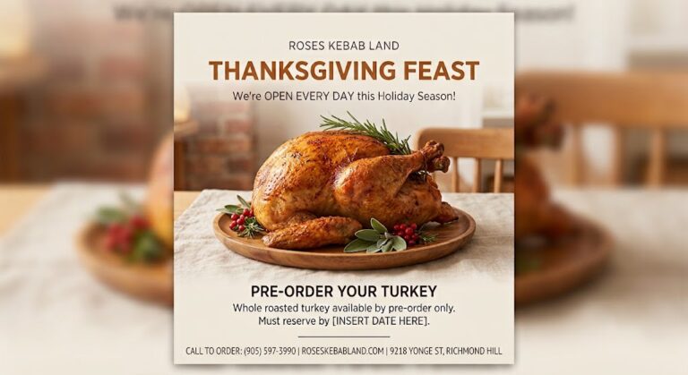 Pre-order Turkey richmond hill
